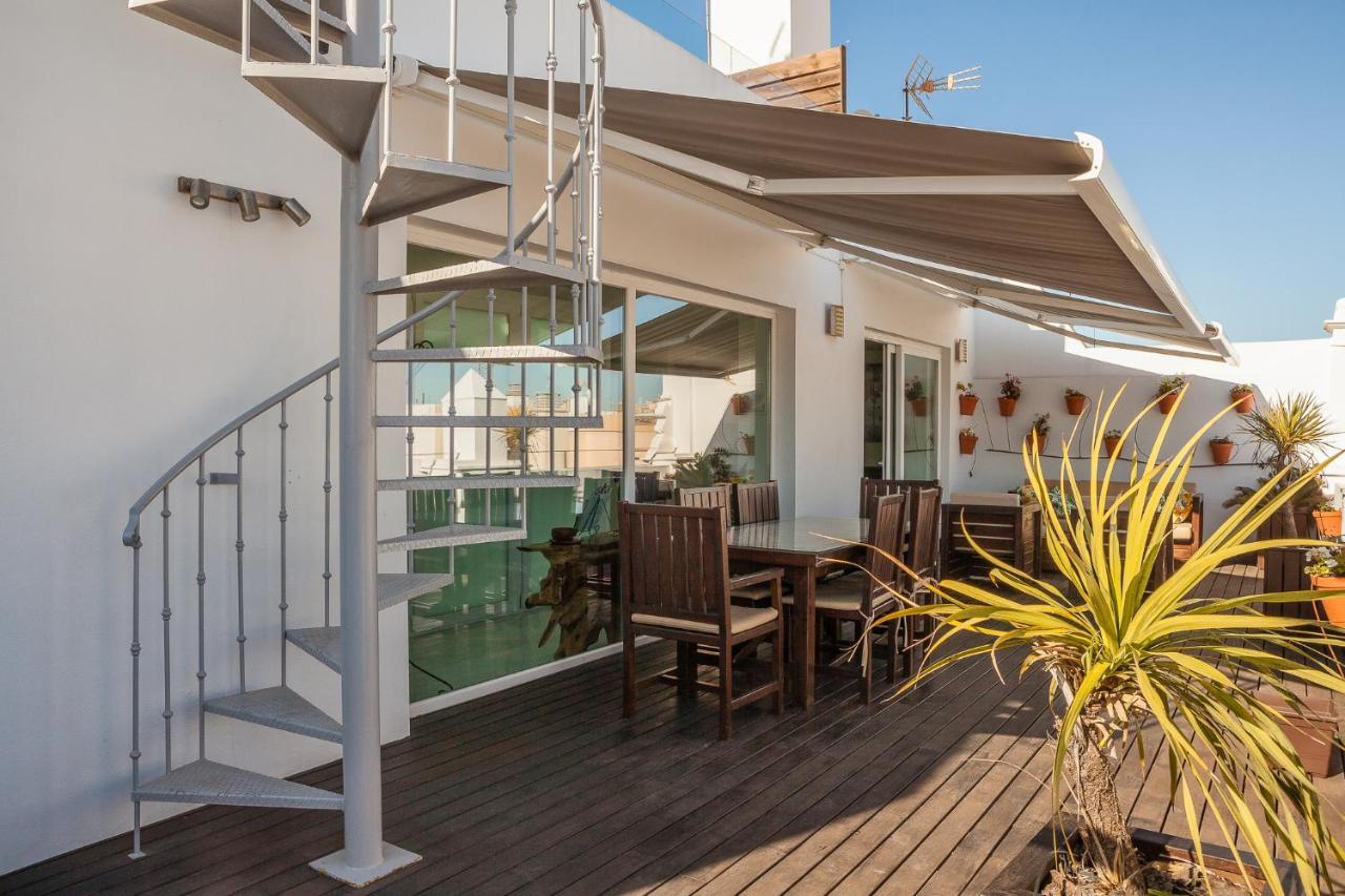 카디스 ***** Attic With Impressive Views And Jacuzzi 아파트 외부 사진
