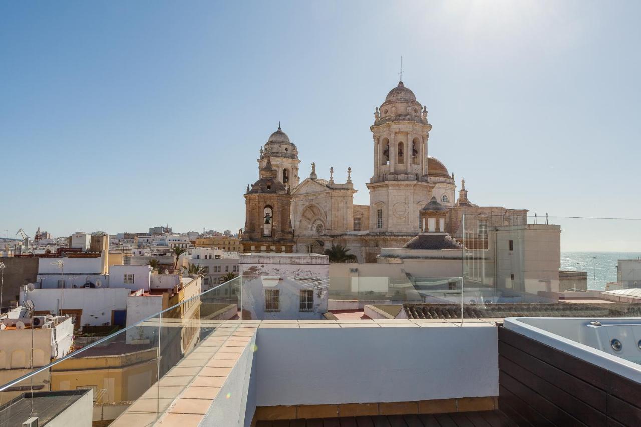 카디스 ***** Attic With Impressive Views And Jacuzzi 아파트 외부 사진